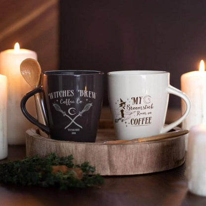 Witches Brew Coffee Co. Mug and Spoon Set | Calming Colour